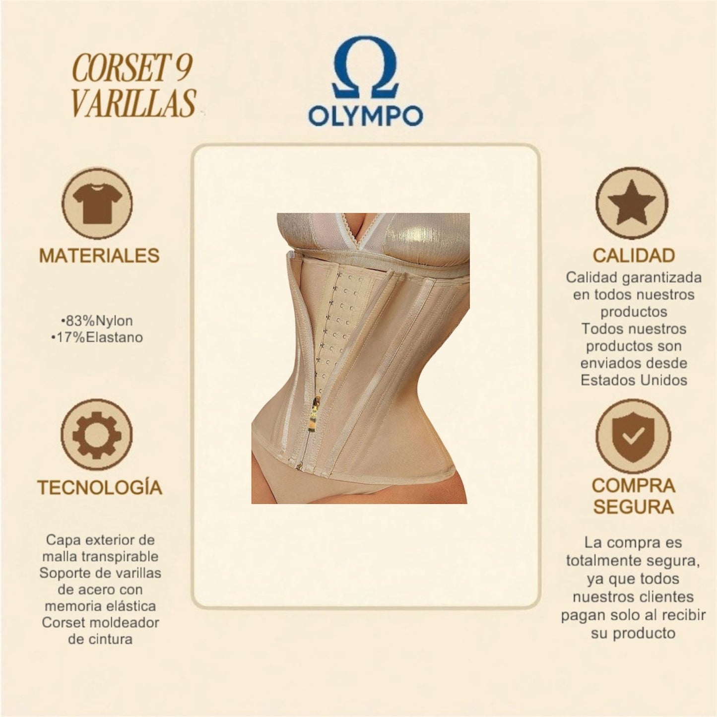 CORSET 9 VARILLAS